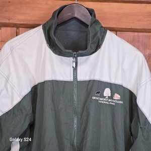General Jacket Great Smoky Mountains National Park Embroidered Zip Up Size M